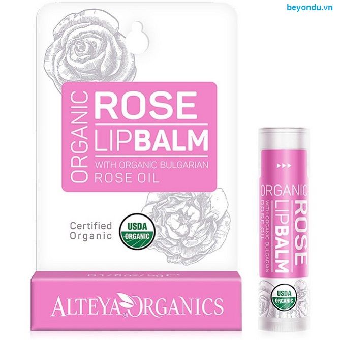 Son dưỡng hữu cơ hoa hồng Alteya Organics (Organic Rose Lipbalm)