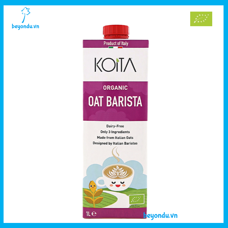 Sữa yến mạch Barista hữu cơ Koita 1l