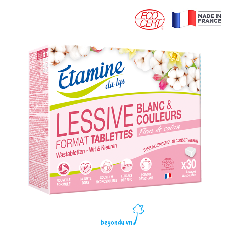 Viên giặt quần áo Etamine du lys (30 viên)