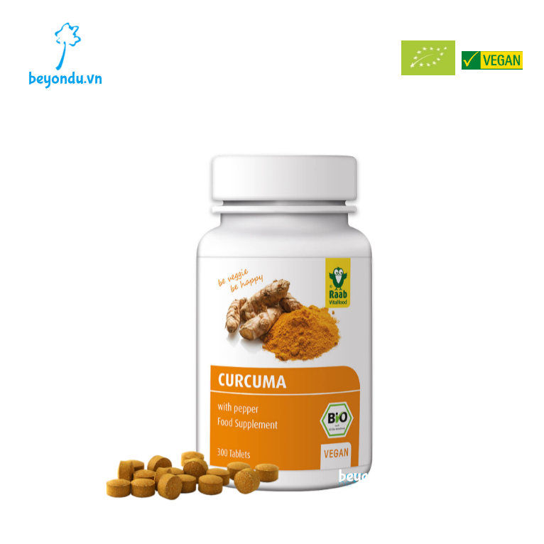 Viên nghệ hữu cơ Raab Vitalfood