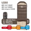 Túi ngủ du lịch leo núi Naturehike NH20MSD07 U150 U250 U350