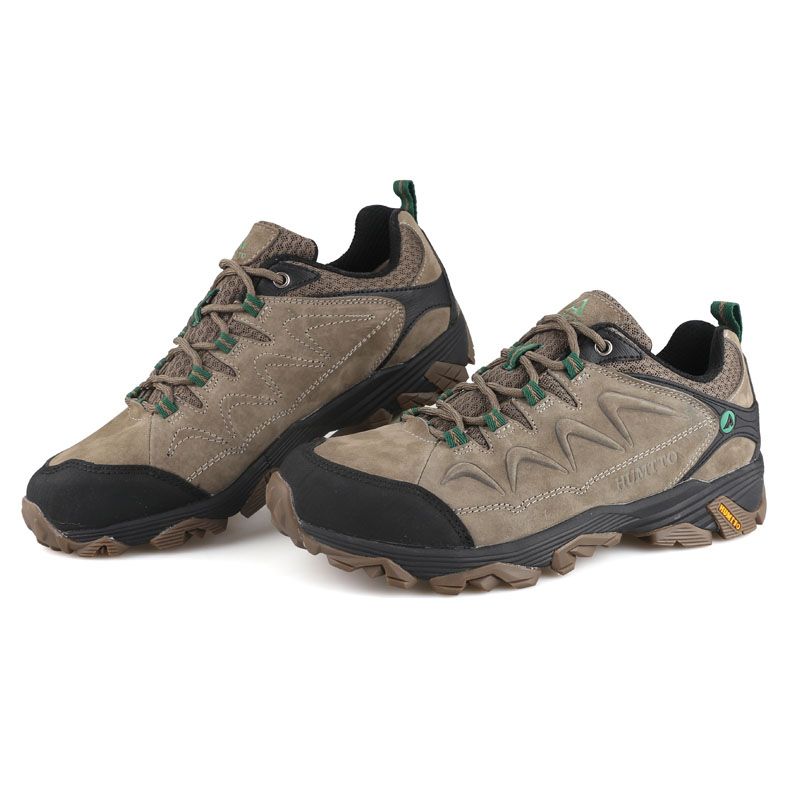 Giày leo núi trekking đi bộ đường dài Humtto 1520-2 Trekking, Hiking - Màu Khaki