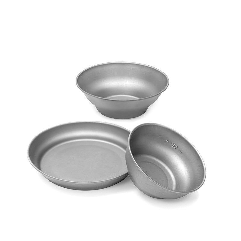 Bộ bát – đĩa – tô Titanium chống nóng Naturehike NH21CJ001