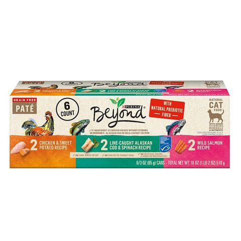Pate mèo Purina Beyond Grain-Free Paté 3 Flavors Variety, 85g*6