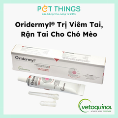 Thuốc Nhỏ cho chó mèo Trị Viêm Tai, Rận Tai Oridermyl 10g