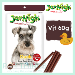Bánh thưởng / snack chó Jerhigh Duck 60g