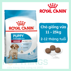 Royal Canin Medium Puppy Thức Ăn Hạt Cho Chó Con Cỡ Trung