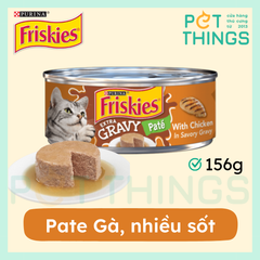 Pate Mèo Friskies Extra Gravy Paté With Chicken In Savory Gravy 156g