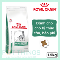 Royal Canin Veterinary Satiety Weight Management Thức Ăn Hạt Kiểm Soát Cân Nặng Cho Chó 1.5Kg