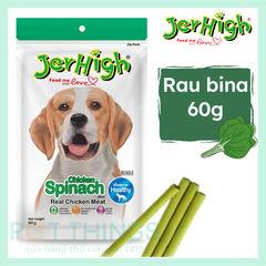 Bánh thưởng / snack chó Jerhigh Spinach 60g