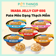 Pate mèo nấu thạch mềm INABA Soft Jelly Cup 65g