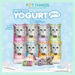 Bánh Thưởng Sữa Chua Sấy Cho Mèo Kit Cat Freeze Dried Yogurt Yums 10*1g