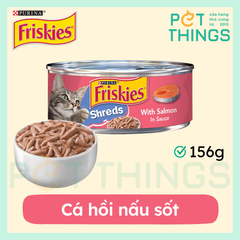 Pate Mèo Friskies Shreds With Salmon In Sauce 156g