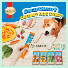 Súp Thưởng Cho Chó Smartheart Creamy Dog Treats 15g*4
