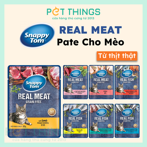 Pate Cho Mèo Snappy Tom gói 85g