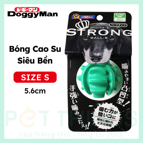 Doggyman Strong Ball Đồ Chơi Bóng Cao Su Siêu Bền Cho Chó
