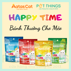 Bánh thưởng cho mèo Aatas Cat Happy Time 60g