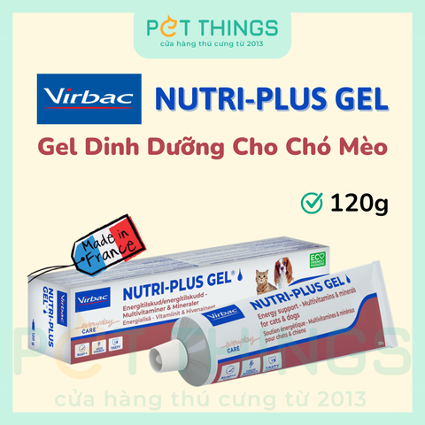 Gel dinh dưỡng Virbac Nutri Plus cung cấp năng lượng cho chó mèo