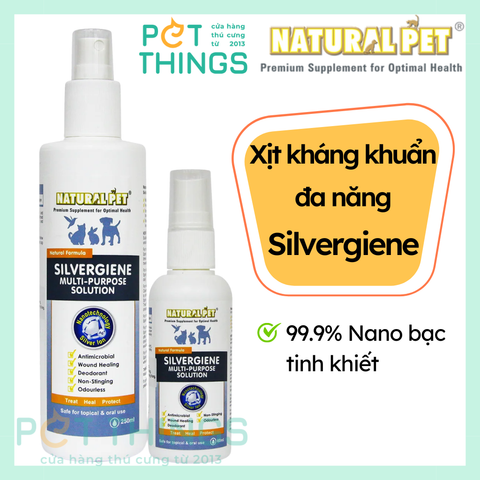 Silvergiene xịt nano bạc đa năng kháng khuẩn cho thú cưng