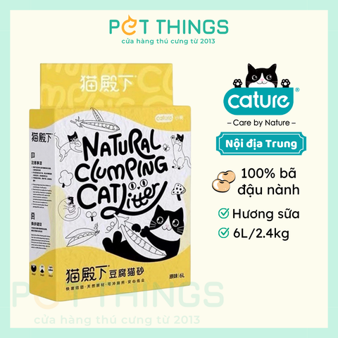Cát Vệ Sinh Đậu Nành Cho Mèo Cature Tofu Cat Litter (nội địa Trung)
