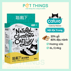 Cát Vệ Sinh Mèo Cature Đậu Nành + Gỗ (nội địa Trung)