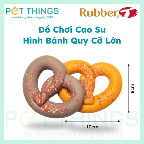 Đồ Chơi Cao Su Hình Bánh Quy Cỡ Lớn