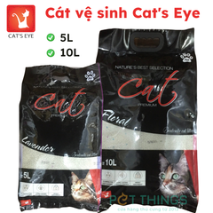 Cát vệ sinh vón cục Cat's eye Bentonite Cat litter