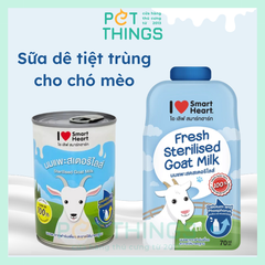 Sữa dê tiệt trùng pha sẵn cho chó mèo I Love SmartHeart® Goat Milk