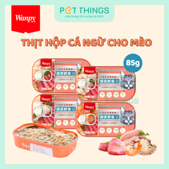 Wanpy Cat Naughty Fresh Box - Thịt hộp Cá ngừ cho mèo 85g