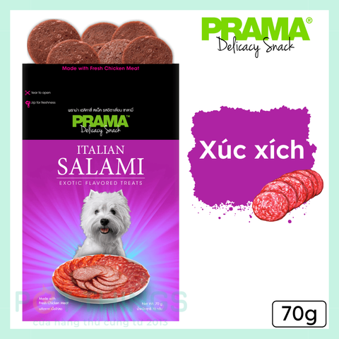 Snack Cho Chó Prama Italian Salami 70g