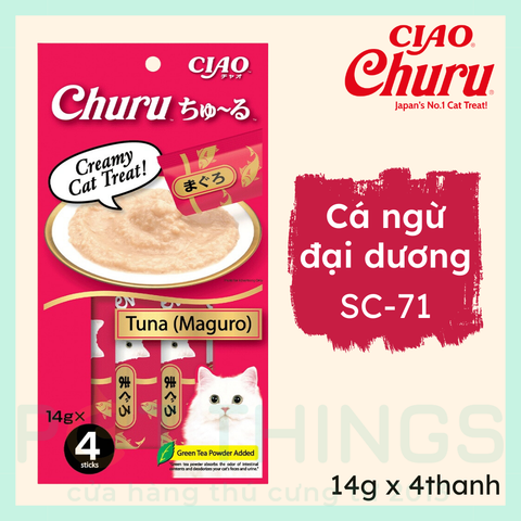 Súp Thưởng Cho Mèo CIAO CHURU SC-71 Cá Ngừ 14gx4