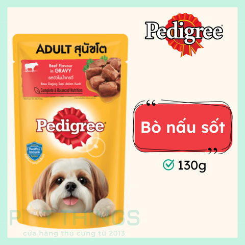 Pate Chó Pedigree Beef Flavor In Gravy 130g