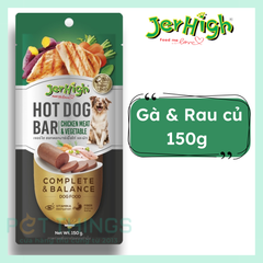 Jerhigh Hotdog bar Chicken & Vegetable 150g