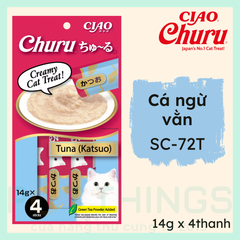 Súp Thưởng Cho Mèo CIAO Churu SC-72T Tuna (Katsuo) 14gx4