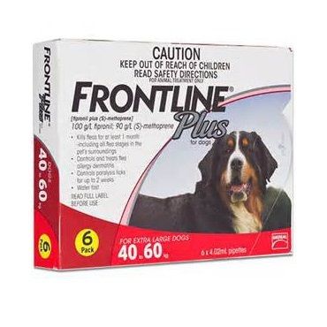 Frontline Plus nhỏ gáy trị ve rận cho chó 40 - 60kg