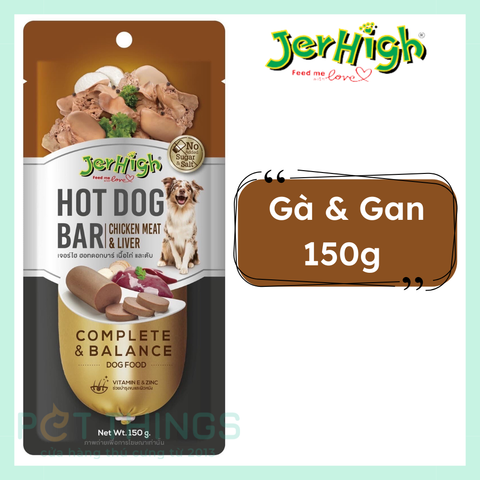Jerhigh Hotdog bar Liver 150g