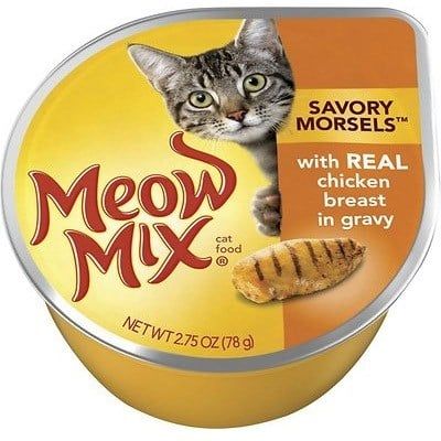 Pate mèo Meow Mix Chicken breast in Gravy 78g