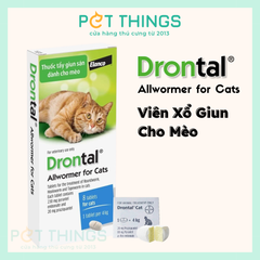 Thuốc Xổ Giun Cho Mèo Drontal Allwormer For Cats, 1 Viên