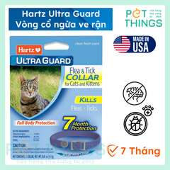 Vòng cổ ve rận cho mèo Hartz UltraGuard Cats and Kittens