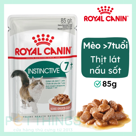 Pate Cho Mèo Trên 7 Tuổi Royal Canin Instinctive 7+ in Gravy 85g