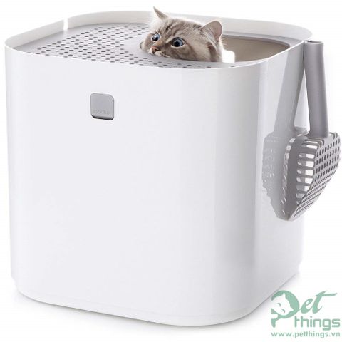 Nhà vệ sinh cho mèo Modkat Litter Box cửa vào trên