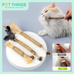 Đồ Chơi Mèo Thân Cây Catnip Quấn Thừng