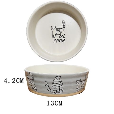 Chén gốm sứ Meow