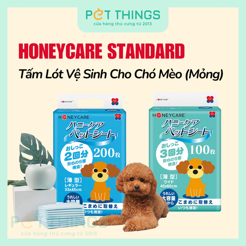 Honey Care Standard - Tấm Lót Vệ Sinh Cho Chó Mèo, Loại Mỏng