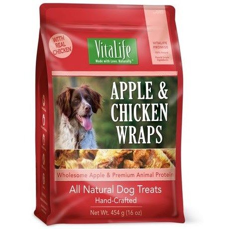 Vitalife Apple & Chicken Wraps 454g