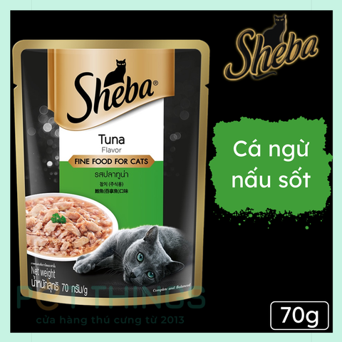 Pate mèo Sheba Tuna 70g