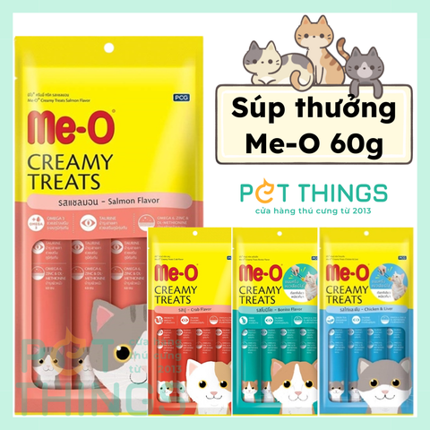 Súp thưởng cho mèo dạng kem Me-O Creamy Treats 60g