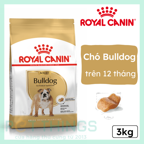 Royal Canin Bulldog Adult Thức Ăn Hạt Cho Chó Bull Trưởng Thành 3kg