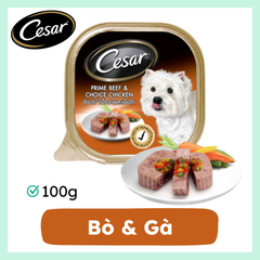 Pate Chó Cesar Beefn 100g