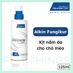 Alkin Fungikur Xịt Trị Nấm Da Cho Chó Mèo 50ml / 125ml